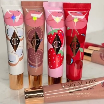 CT UNREAL Lips Healthy Glow Nectar Oil Lip Oil | Strawberry,Coconut Water,Peach 