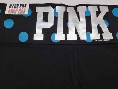 VTG 2011 Victoria's Secret PINK Foldover Waist Yoga Crop Flare