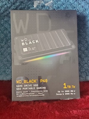Western Digital WD Black P40 1TB USB-C External SSD High PerformanceGaming Drive