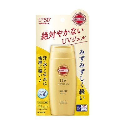 [KOSE SUNCUT] UV Perfect Gel Super Waterproof Sunscreen SPF50+PA++++ 80g NEW