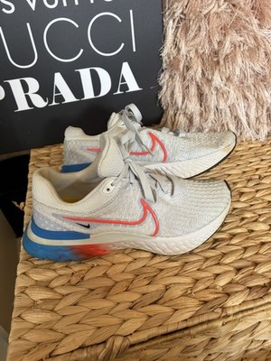 Nike React Infinity Run Flyknit 3 DV2178-001 Women s US 7.5 Grey Blue