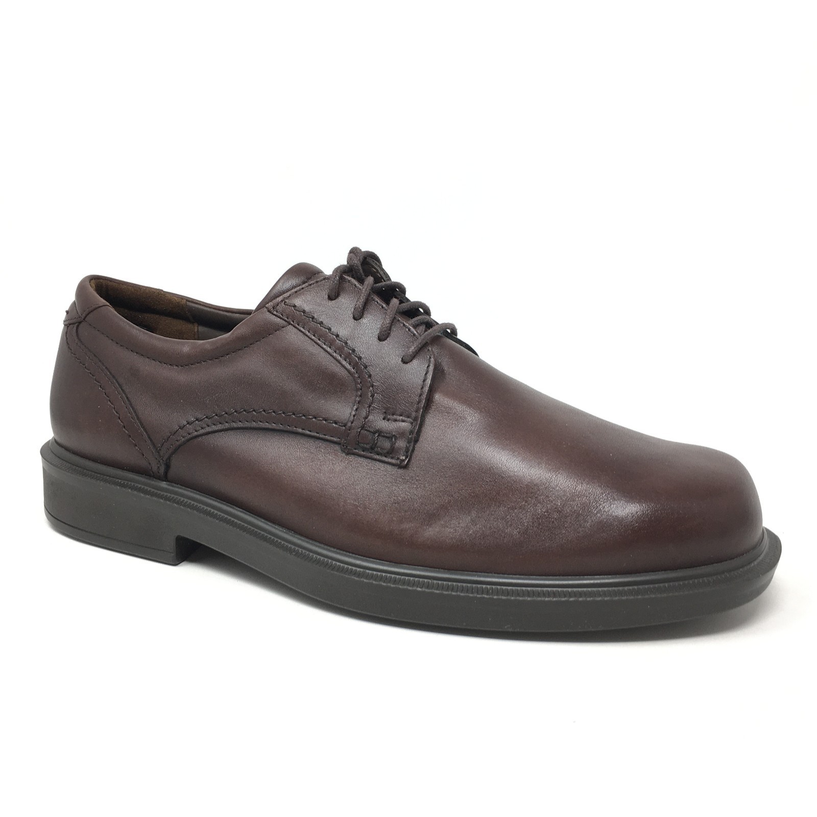 SAOLA SAS Ambassador Oxford Derbys scarpe eleganti uomo taglia 10 pelle marrone ortopedica