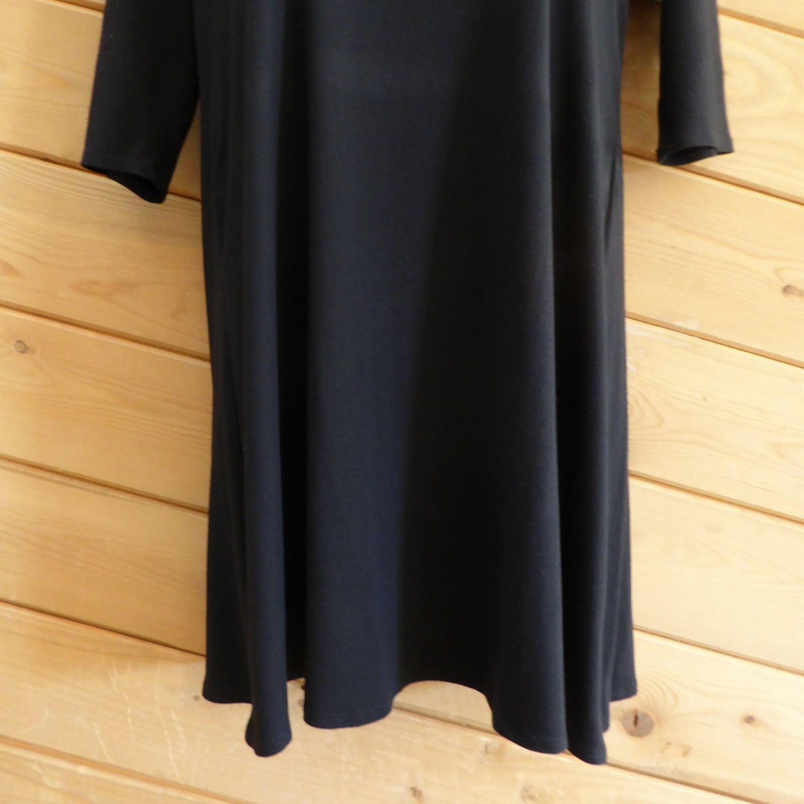 Eileen Fisher PS Black Basic Versatile Aline Tuni… - image 3