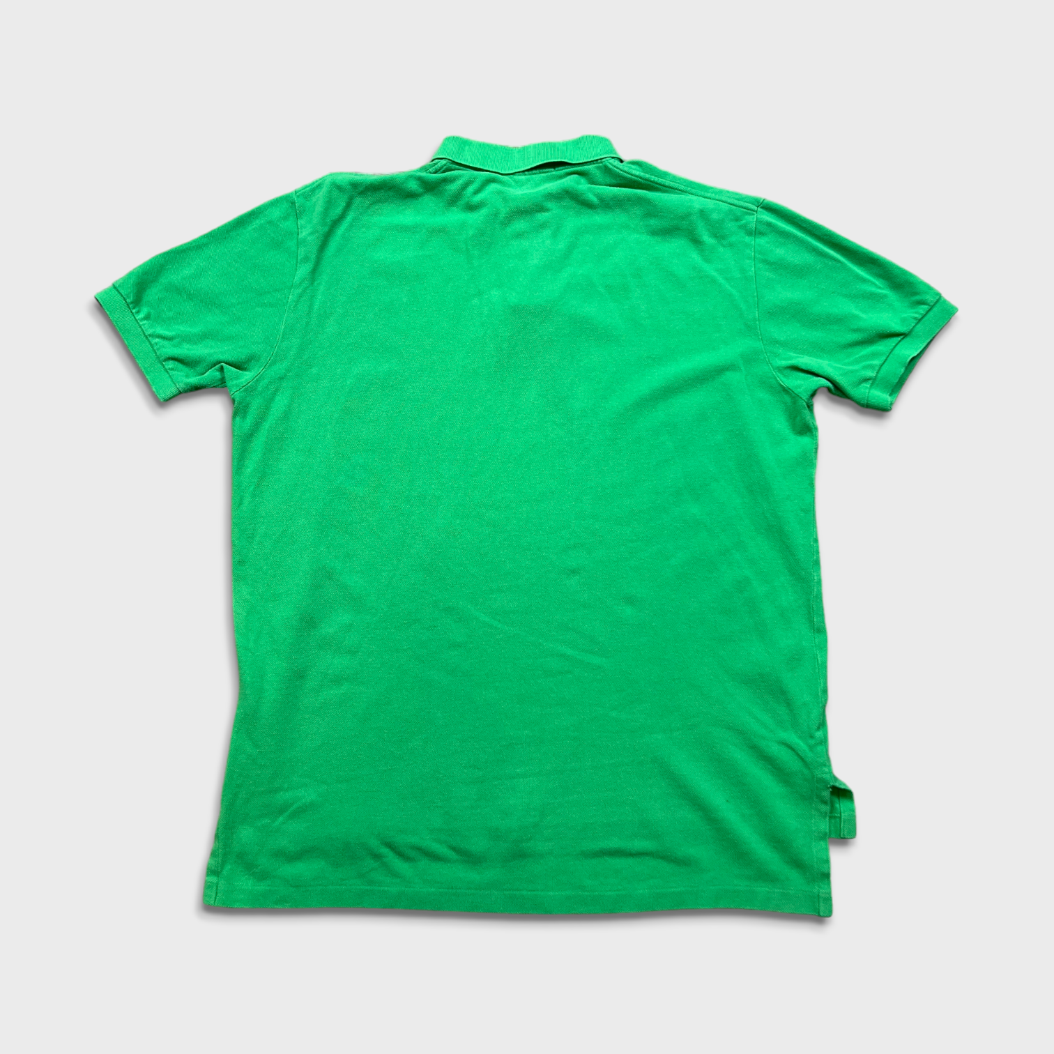 Polo Ralph Lauren vintage anni 90 camicia uomo grande verde pony cotone casual preppy