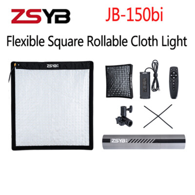 ZSYB JB-150Bi Flexible Rollable LED Video Light Panel 3200K-5600K
