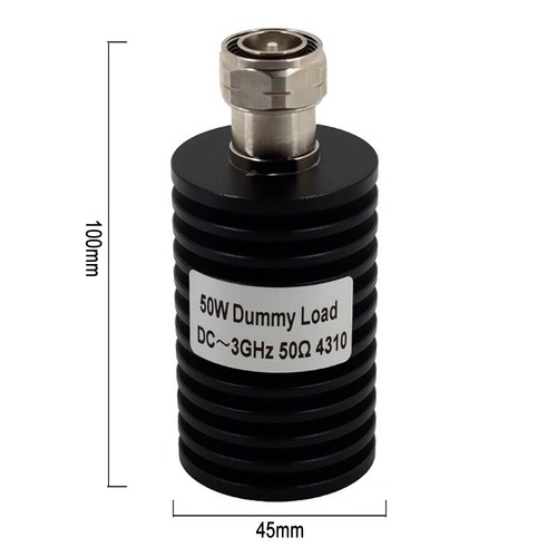 RF Coaxial Mini DIN 4.3-10 Dummy Load Male 5W 10W 50W 100W 50 ohm DC-3GHz Round - Picture 8 of 13