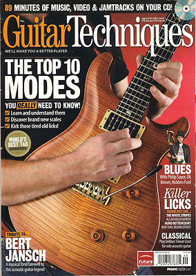 GUITAR TECHNIQUES 199 January 2012 MODES Delibes R.E.M. Everybody Hurts TAB NoCD