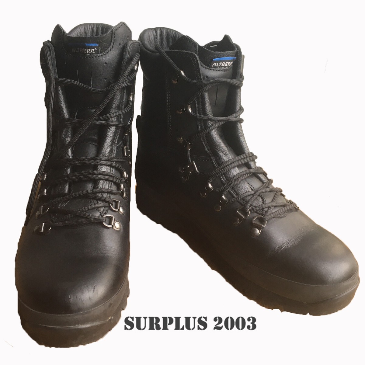 Blueline Black Police Boots Altberg Ladies Police Boots Altberg