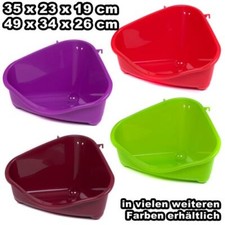3 Größen Nagertoilette Ecktoilette Hasentoilette Kaninchentoilette viele Farben