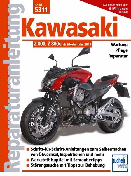 Thumbnail - Kawasaki Z 800 Ab 2013 Reparaturanleitung Reparaturbuch
