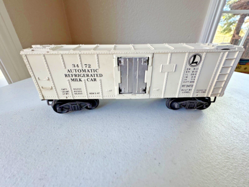 Lionel #3472 O Gauge Operating Milk Car Set-re-wired-working-w/box & insert -VGC - Picture 5 of 17