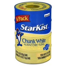 Starkist Albacore Chunk White Tuna In Water Bulk Pack Of 4 5Oz Dolphin Safe