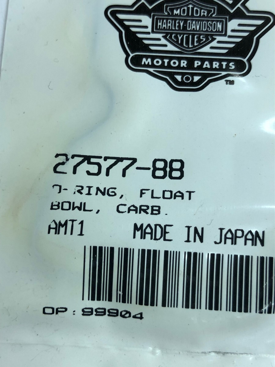 ぱわー NOS Harley Davidson Carburetor Float Bowl O-ring OEM P/N