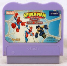 Spider-Man  Friends Secret Missions vtech v.smile Game Cartridge