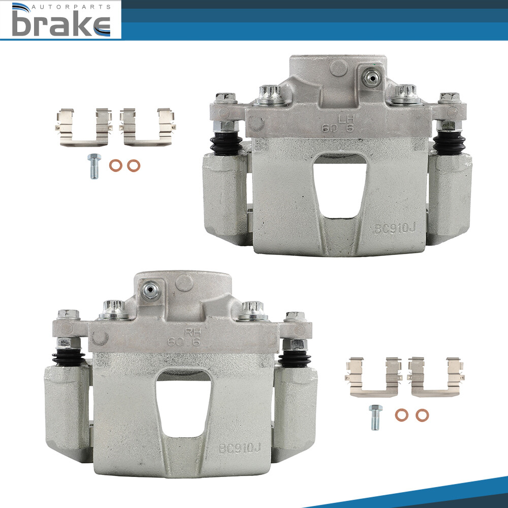 2Pcs Front Brake Calipers with Brackets for 2015-2019 Hyundai Sonata