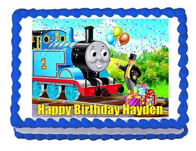 Thomas And Friends Train Edible Cake Image Frosting Sheet