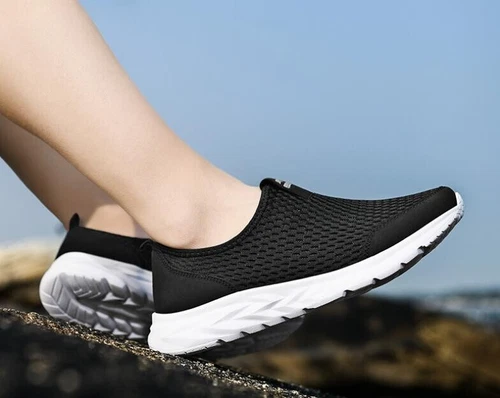 Herren Freizeit Slipper Schuhe Sportlich Laufen Outdoor Fitness Turnschuhe Tennis Gehen - Bild 6 von 18