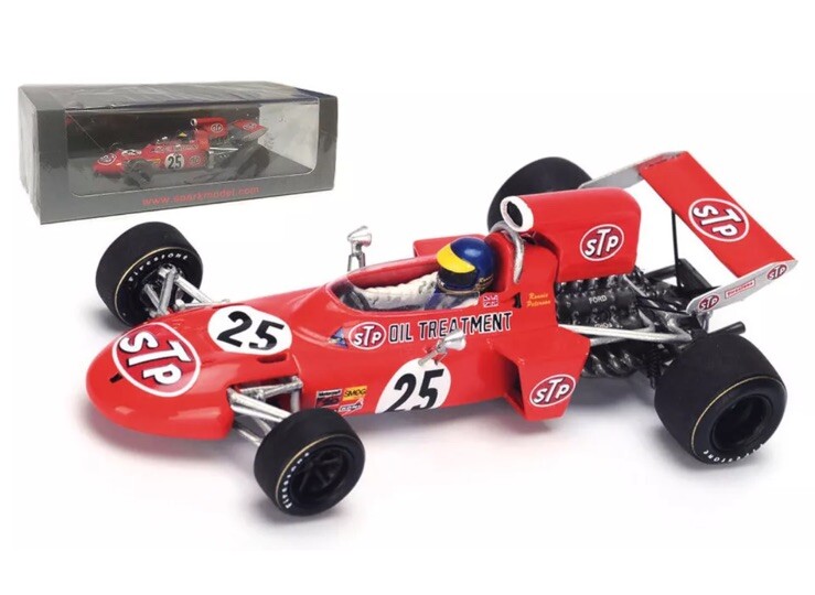 Spark S3380 March 711 #25 'STP' 2nd Italian GP 1971 - Ronnie Peterson 1/43 Scale