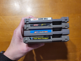 LOT Nintendo NES Spy Hunter Skate Die Glove Ball Wood Rage CARTRIDGES UNTESTED
