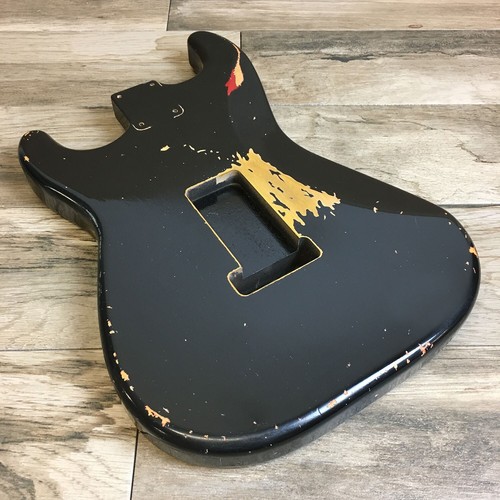 FRANCHIN Mercury guitar body GILMOUR BLACK ST REPLICA Relic S-type*MADE TO ORDER - Imagen 8 de 10
