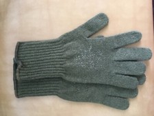 USGI COLD WEATHER GLOVE LINERS 85 WOOL 15 NYLON OD GREEN SIZE MEDIUM CLEAN EUC