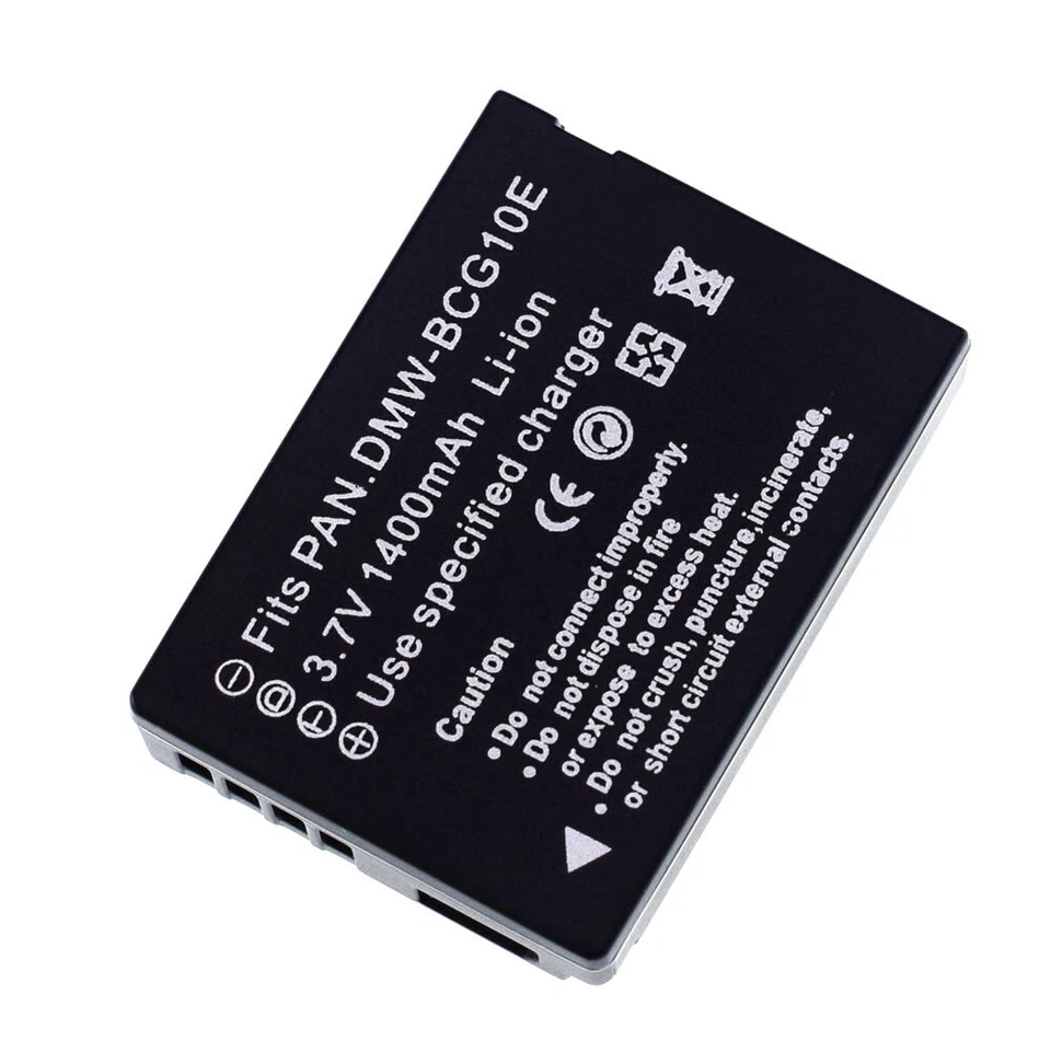DMW-BCG10 Battery or Charger for Panasonic DMC-TZ6 TZ7 TZ9 TZ10 TZ18 TZ19 TZ65 - Image 3 of 4