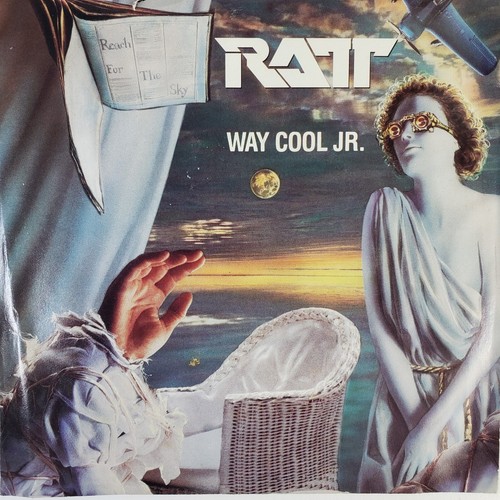 Ratt "Way Cool Jr." 45 Vg+ Tested Picture Sleeve Worn Jukebox - Picture 6 of 7