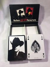 Marlboro Wild West Playing Cards 2 Decks Sealed Vintage 1991 Philip Morris Adver