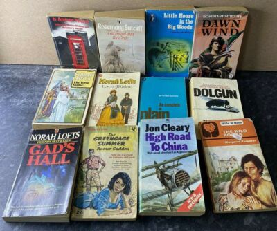 Bundle of 12 Vintage/Retro Paperback Novels Inc. Mills & Boon - Various Titles