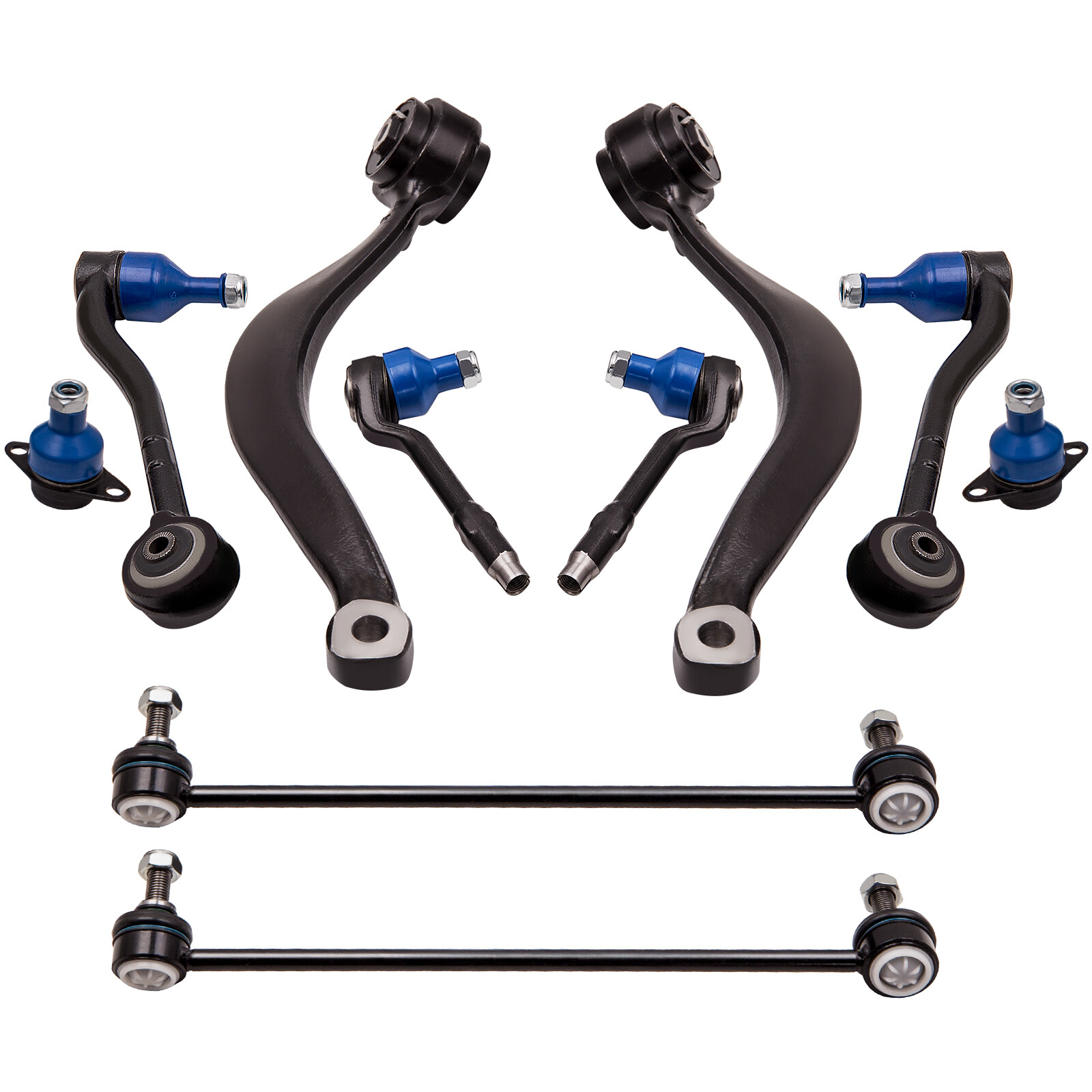 Front Suspension Hub Bottom Arm Wishbone Kit (x10) for BMW X5 (E53) 2000-2006