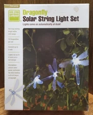 One Stop Gardens Dragonfly Solar String Light LED Set (10 Dragonflies)