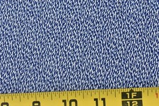 By 1/2 Yd, Vintage, Navy  Cream Print Quilt Cotton, EB59