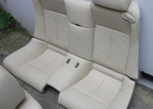 Inkl. UMBAU BMW E63 Coupe Rücksitzbank Sitze Leder Innenausstattung beige Cabrio