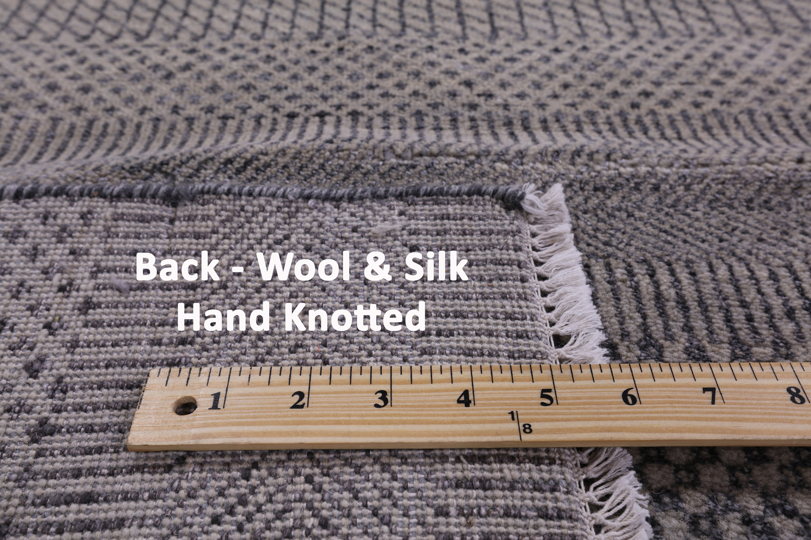 8' 1" X 9' 10" Savannah Gabbeh Handmade Wool & Silk Rug - Q8448