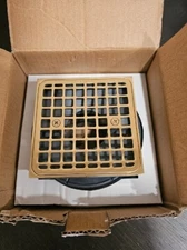 Kohler K-9136-2MB Clearflo Square Design Tile Shower Drain Vibrant Moderne Brass