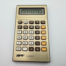 Vintage Collectible APF M2201 M2201 Calculator TESTED WORKS
