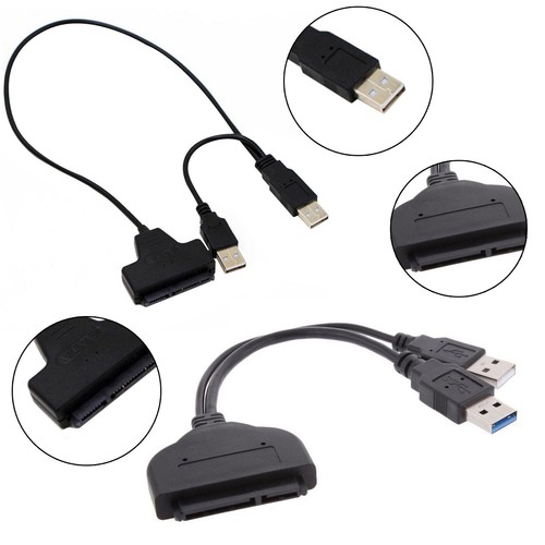 Adaptador lector de USB a SATA para disco duro externo / unidad de PC | eBay