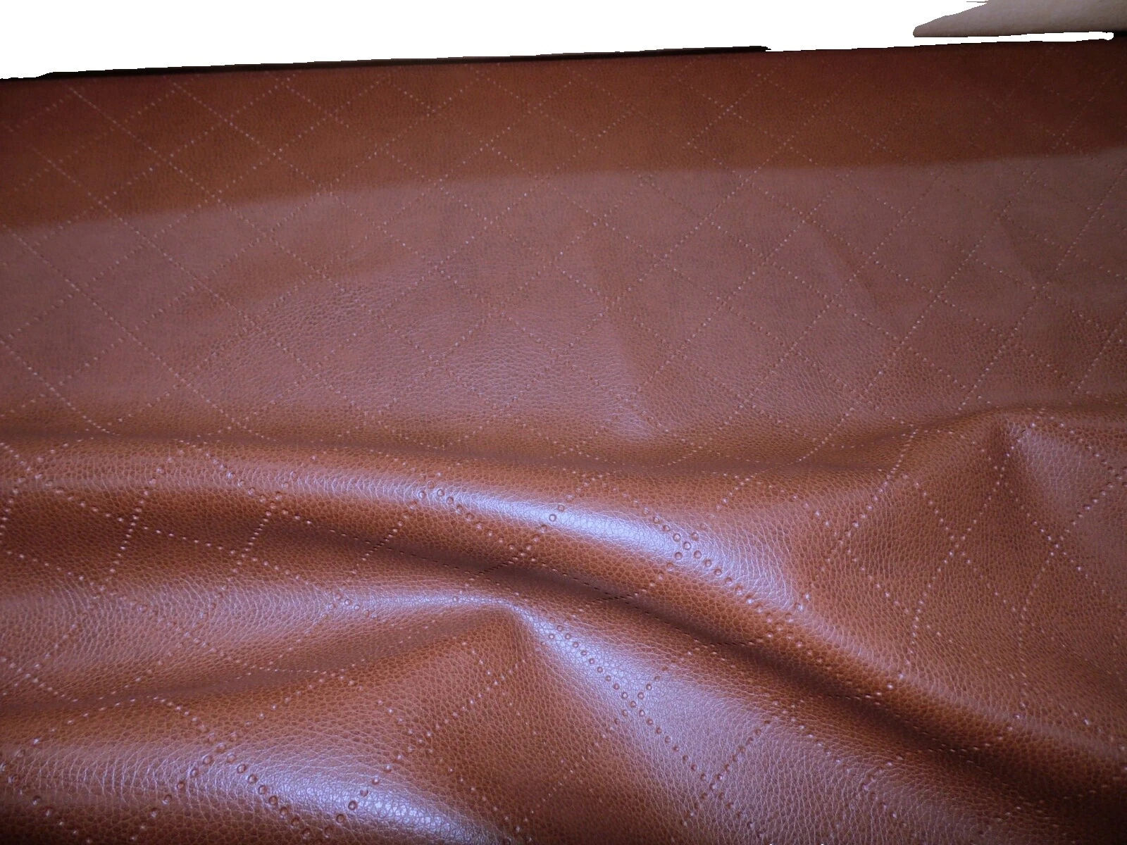 Faux Leather Brown Drapery Craft Fabrics