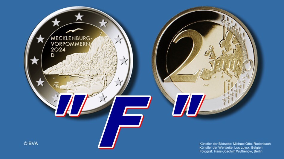 2 Euro Allemagne 2024 F Mecklembourg-Poméranie-Occidentale Parc National Jasmund