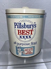 Vintage Authentic Pillsbury Best XXXX All Purpose Flour J.L. Clark 