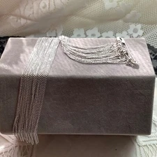 Vintage Silver Plated Delicate 17" Necklace - set of 12 - .7 grams - Fast Ship