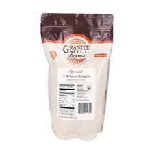 Sprouted Organic Soft White Wheat Berries, 30 oz