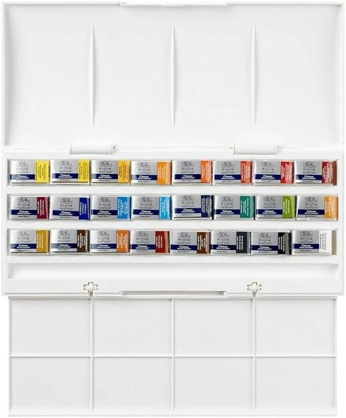 Winsor & Newton 0390084 Cotman Studio Aquarellfarben Set, Wasserfarben 24 #DD4 - Bild 1 von 1