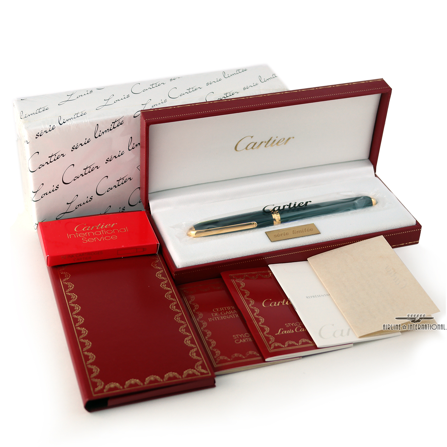 Cartier Dandy Green Ebonite LE Fountain Pen - FACTORY SEALED!! | eBay
