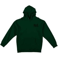 REAL SKATEBOARDS Men's Pullover Hoodie WHAT'S RIGHT - Dark Green - Small - NWT