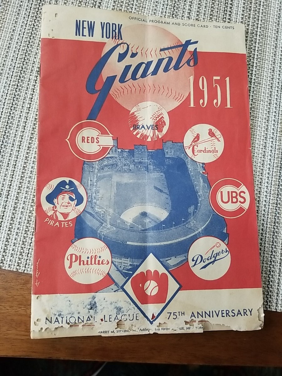 1951 New York GIANTS Official Program | eBay