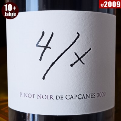 Celler de Capcanes 4/X Pinot Noir 2009 D.O. Catalunya 14,5% Spanien 0,75l