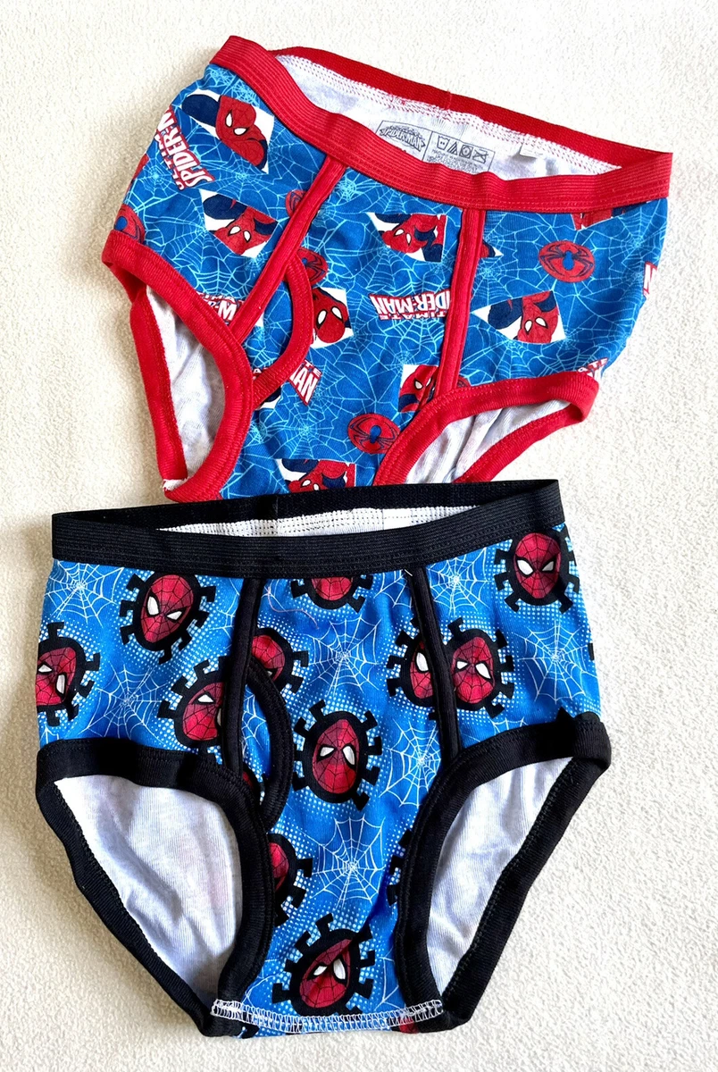 Boys Underwear Briefs Set of 2 Underpants Spiderman / sz 8