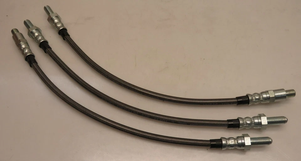 Kit de manguera de freno de acero inoxidable de 3 piezas para Sunbeam Alpine y Tiger GHP1/5SS Foto 4 de 4