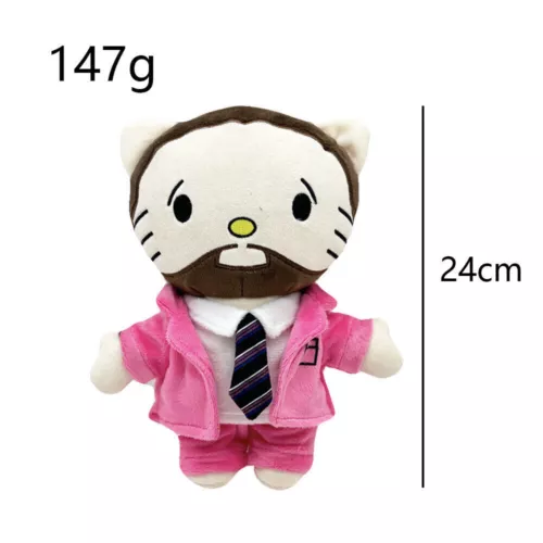 Hello Kitty Singer Star Plush Stuffed Doll Toy Rapper Travis Scott Billie Figure - Picture 20 of 32